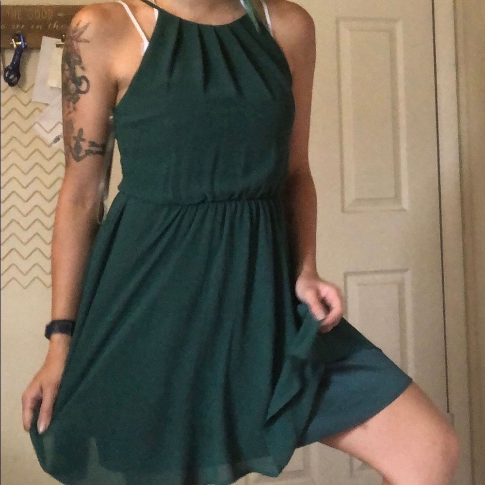 Green dress